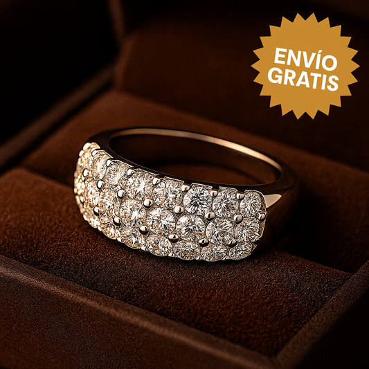 All moissanite rings™ - All cubic zirconia rings™ - Anillo Full Zircon- Anillo Full Moissanite vvs1